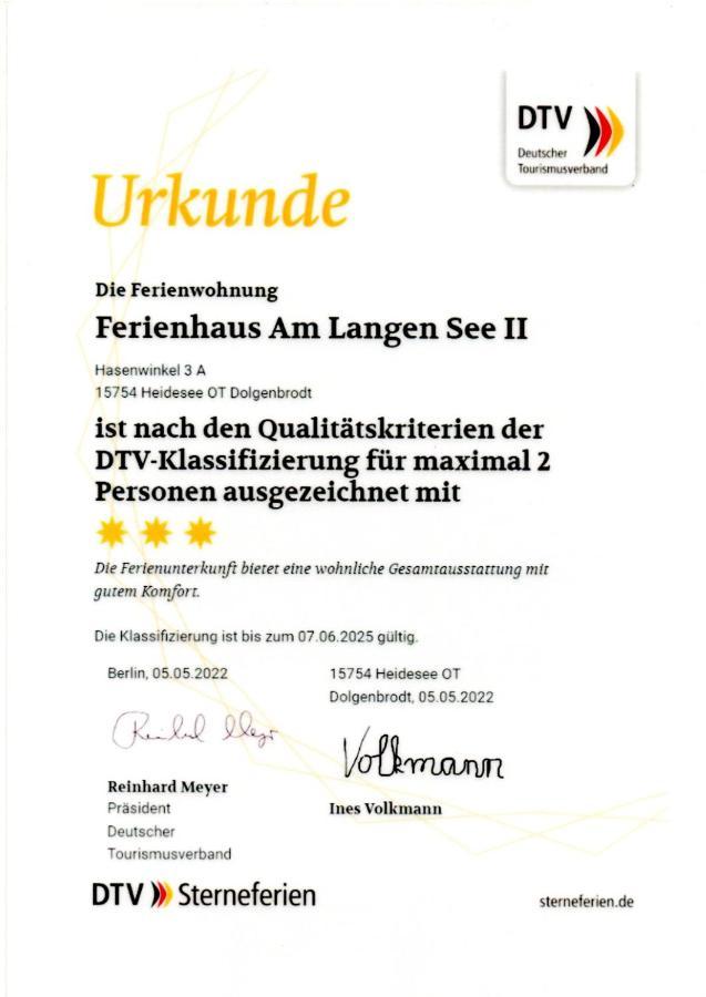 Ferienhaus Am Langen See II Heidesee ภายนอก รูปภาพ